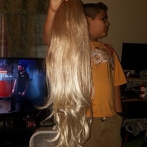 NWT Blonde pony tail hair extension / wig